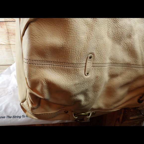 Frye natural leather drawstring tote - Picture 5 of 7